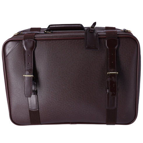 Louis Vuitton Satellite Taiga Boston Travel Bag M30096 Acajou Calf
